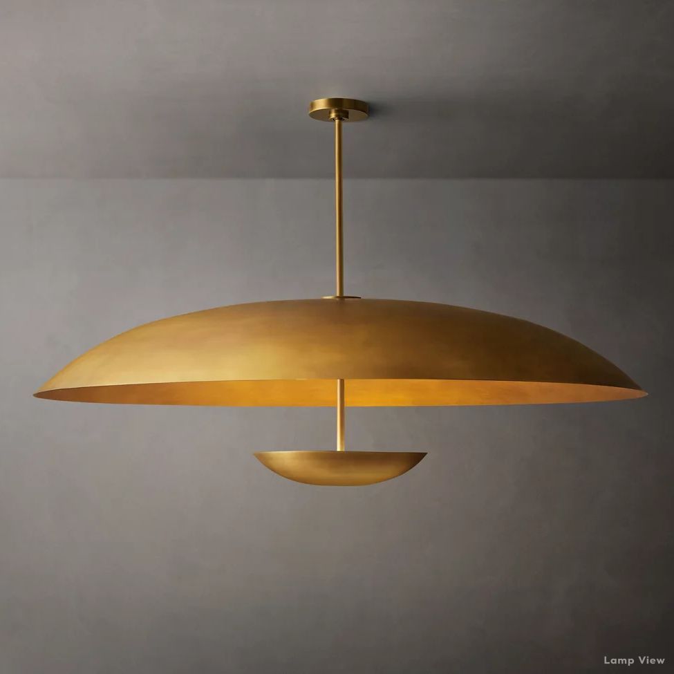Cosmic Arched Profile Round Chandelier