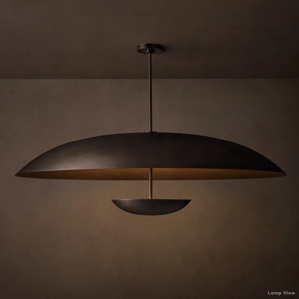 Cosmic Arched Profile Round Chandelier