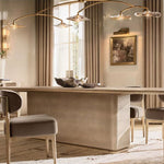 Lily Arcing Glass Linear Chandelier 60"
