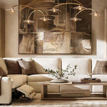 Lily Arcing Glass Round Chandelier 72"