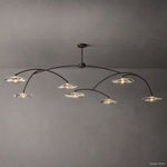 Lily Arcing Glass Round Chandelier 84"