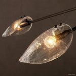 Shell Airy Glass Round Chandelier 72"