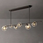 Bubble Organic Glass Linear Chandelier 60"