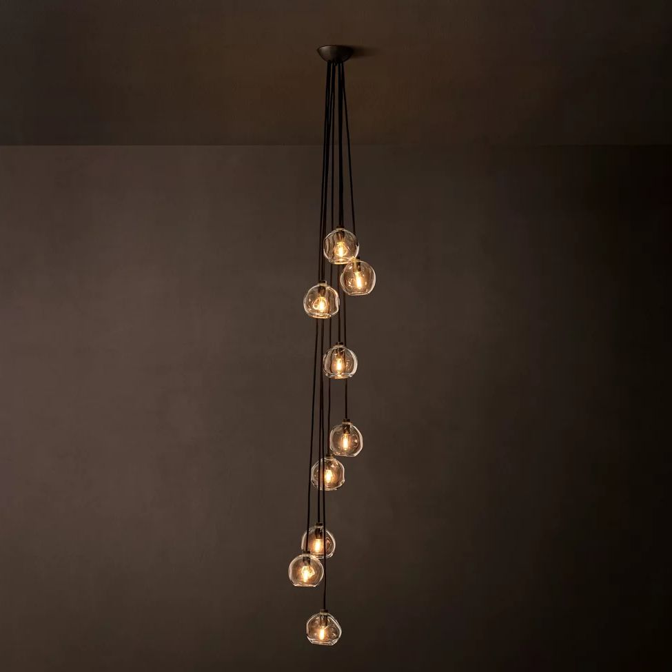 Bubble Cascade Chandelier 16"