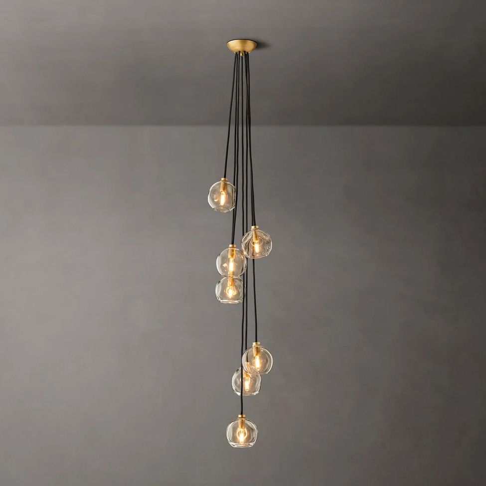 Bubble Cascade Chandelier 15"