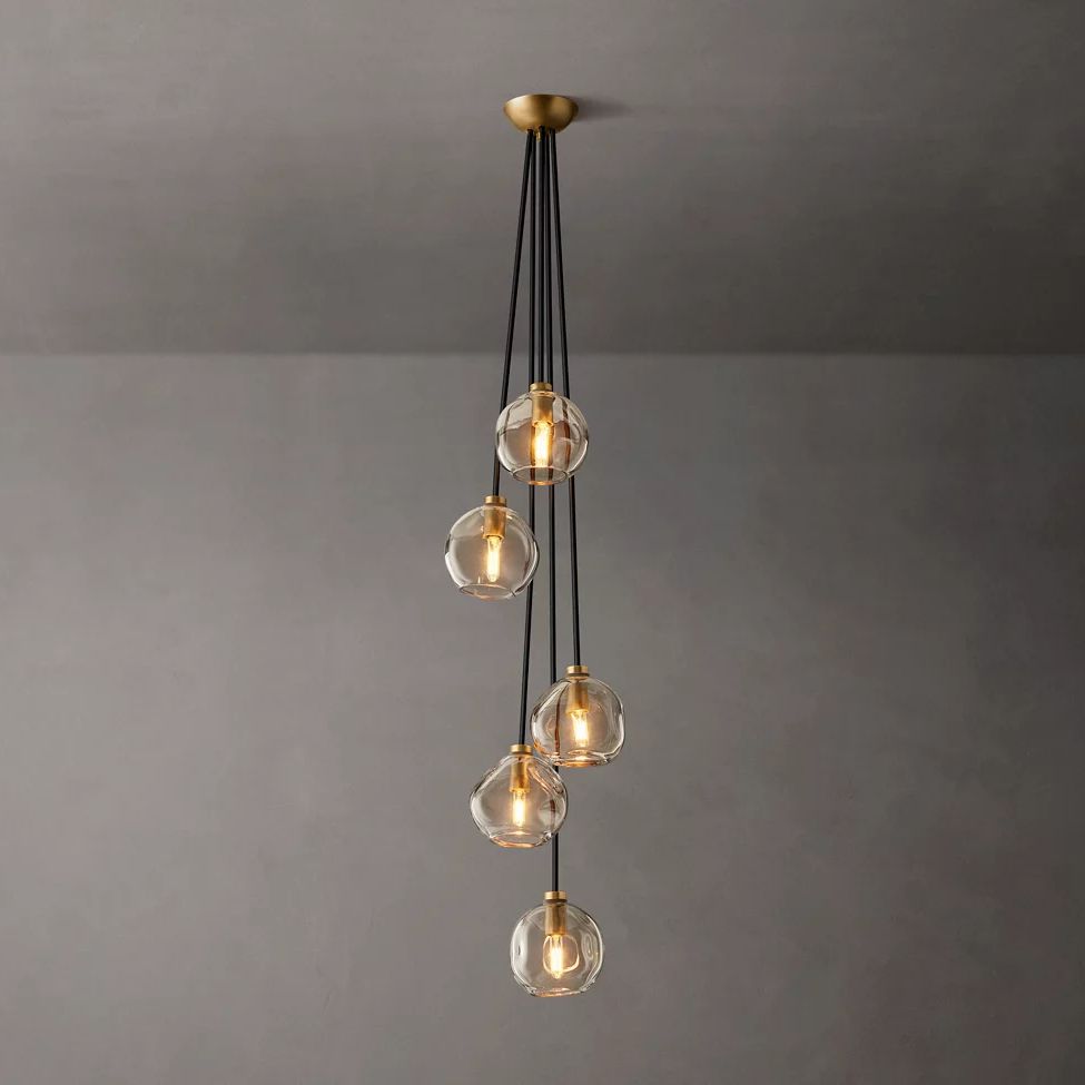 Bubble Cascade Chandelier 14"