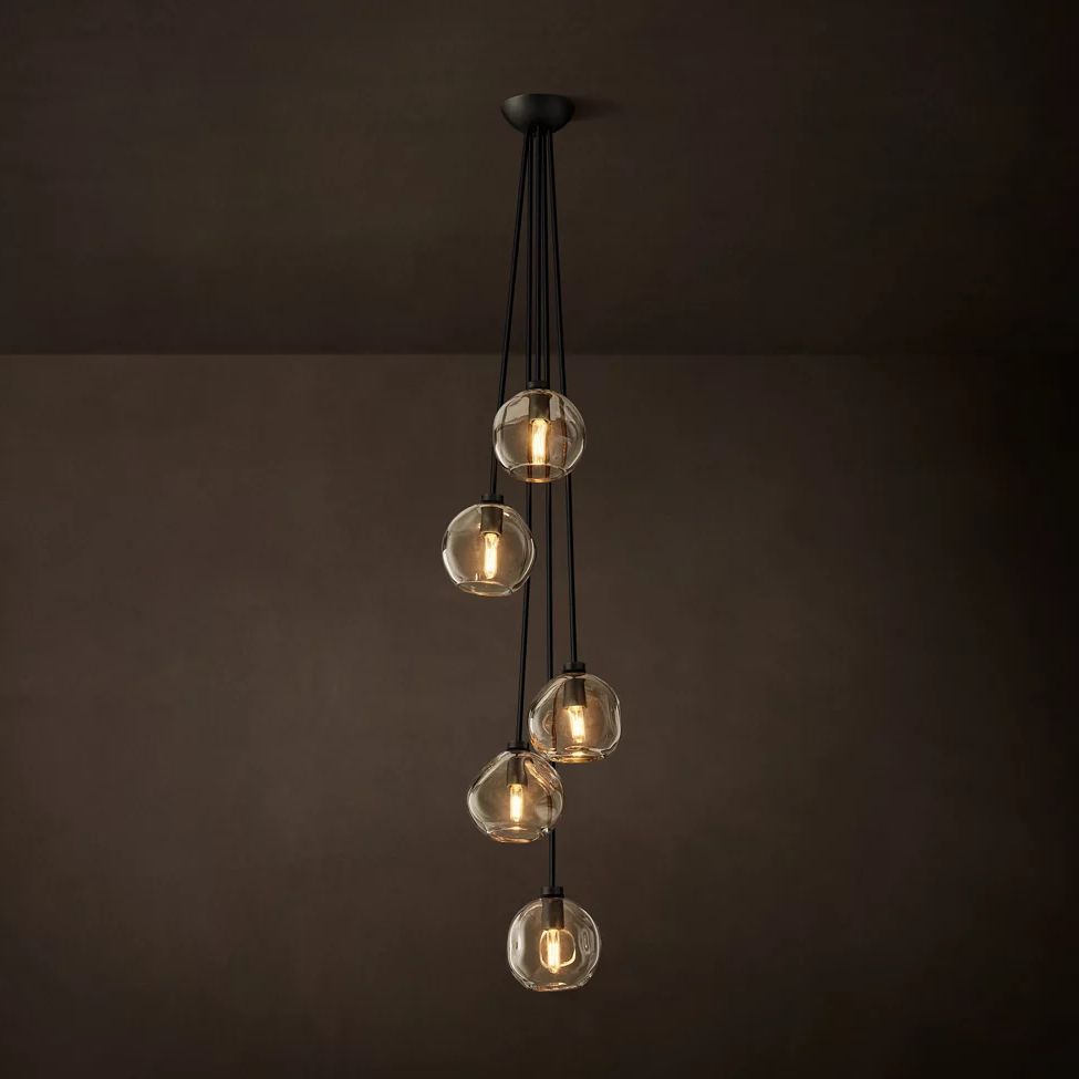 Bubble Cascade Chandelier 14"