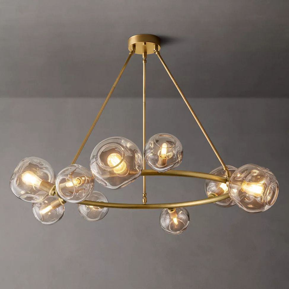 Bubble Round Chandelier 48"