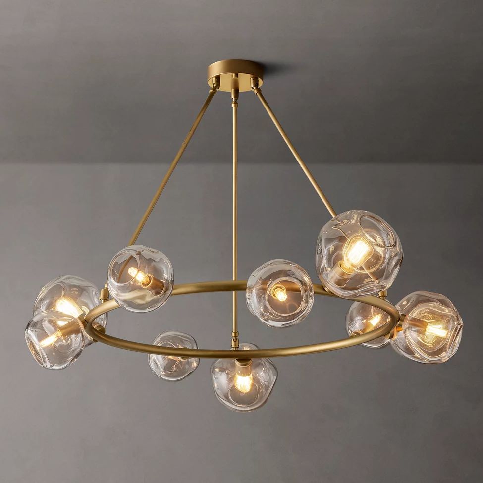 Bubble Round Chandelier 48"