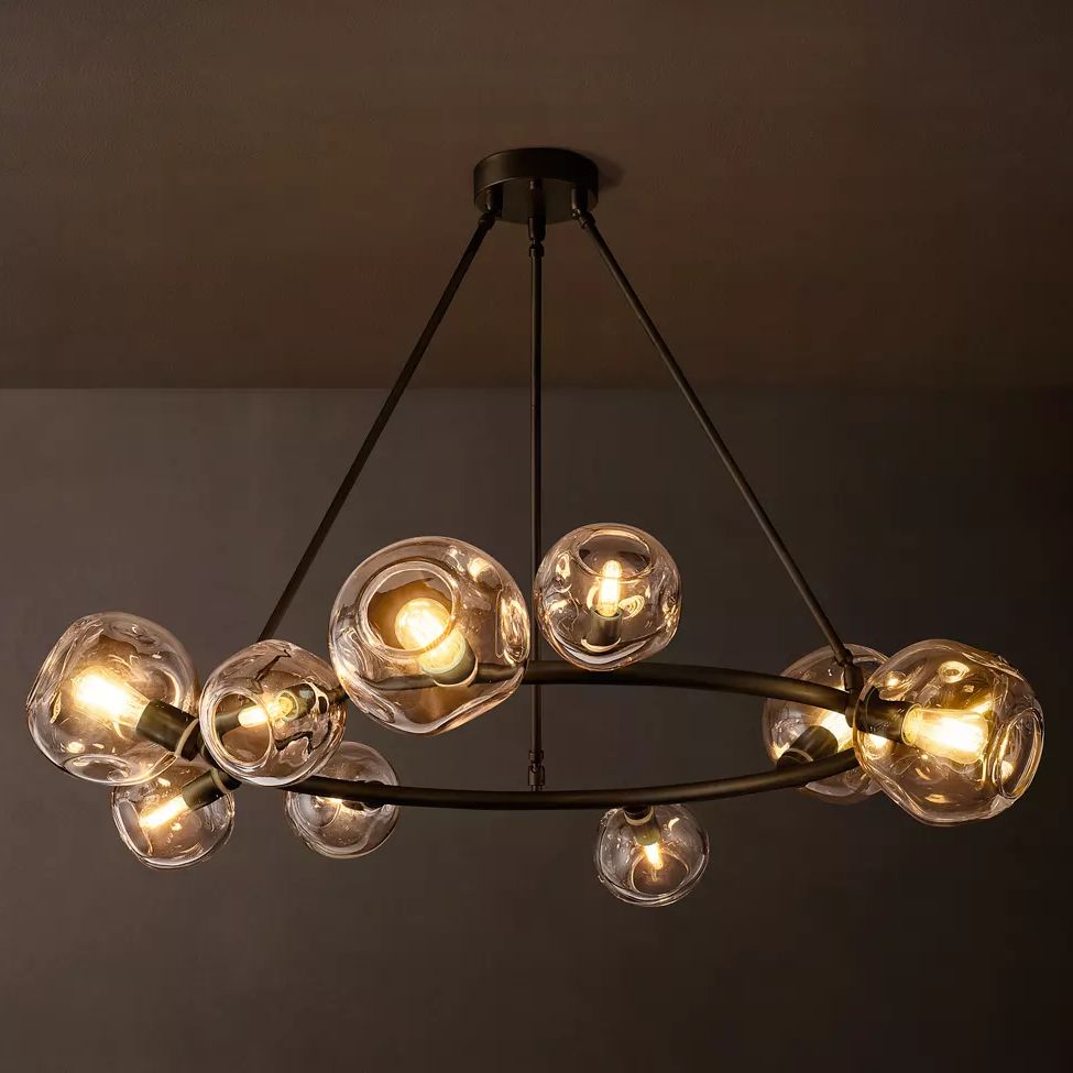 Bubble Round Chandelier 48"