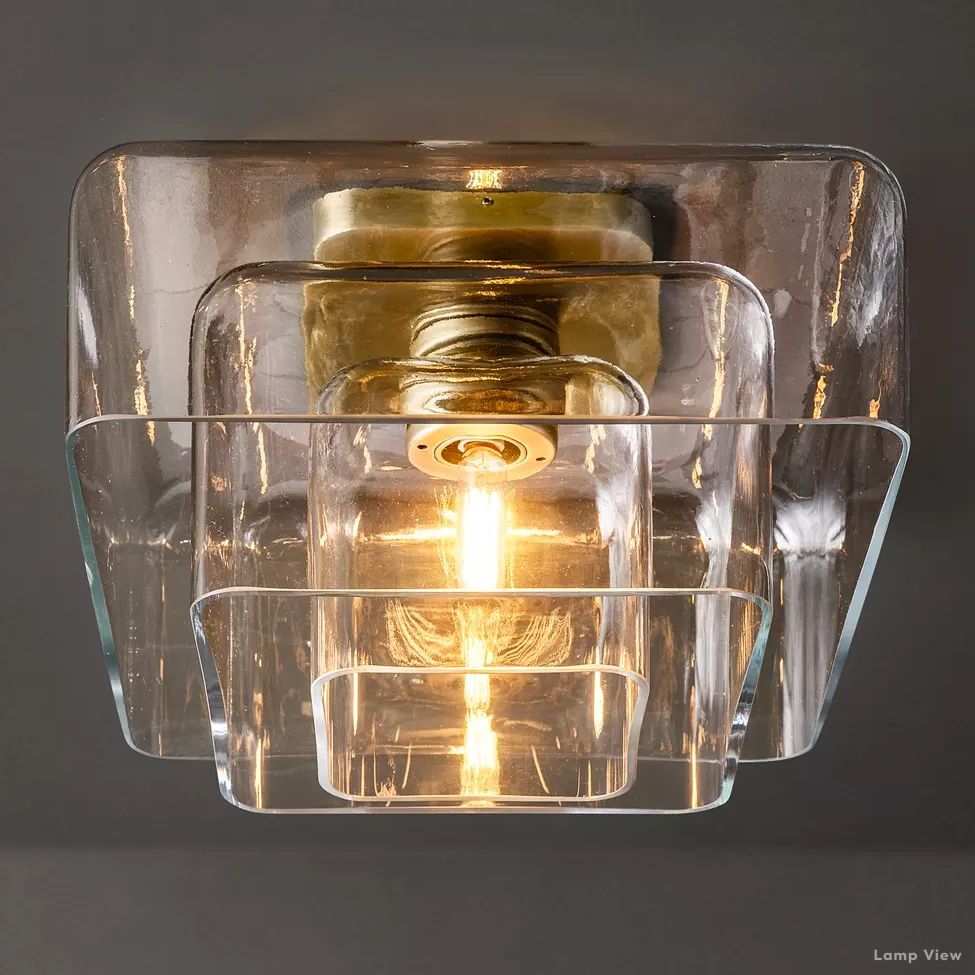 Lacour Suffused Glass Flush Mount