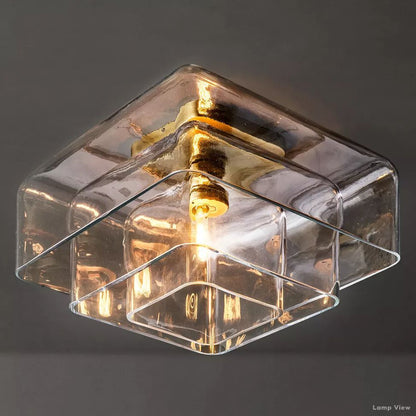 Lacour Suffused Glass Flush Mount
