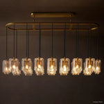 Lacour Suffused Glass Linear Chandelier 72"
