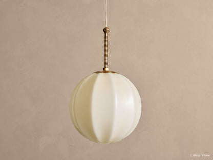 Agnes Paneled Glass Pendant Light