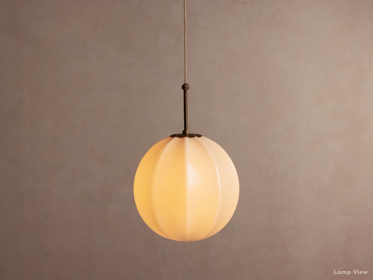 Agnes Paneled Glass Pendant Light