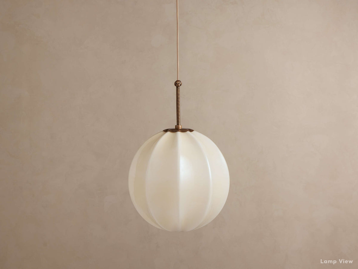 Agnes Paneled Glass Pendant Light