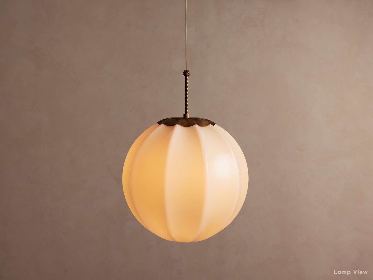 Agnes Paneled Glass Pendant Light