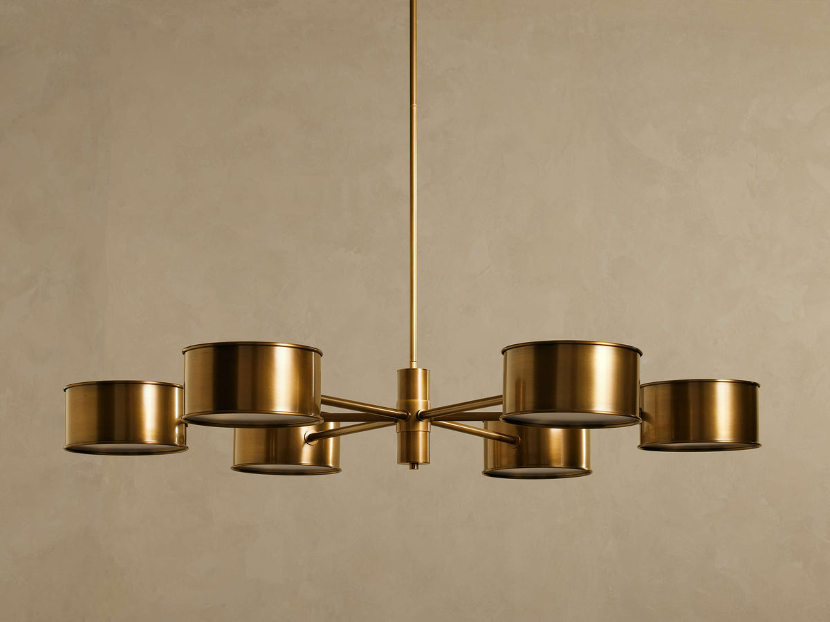 Daphne Metallic Round Chandelier