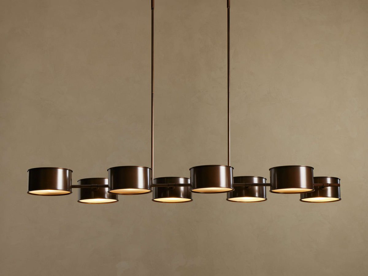 Daphne Metallic Linear Chandelier