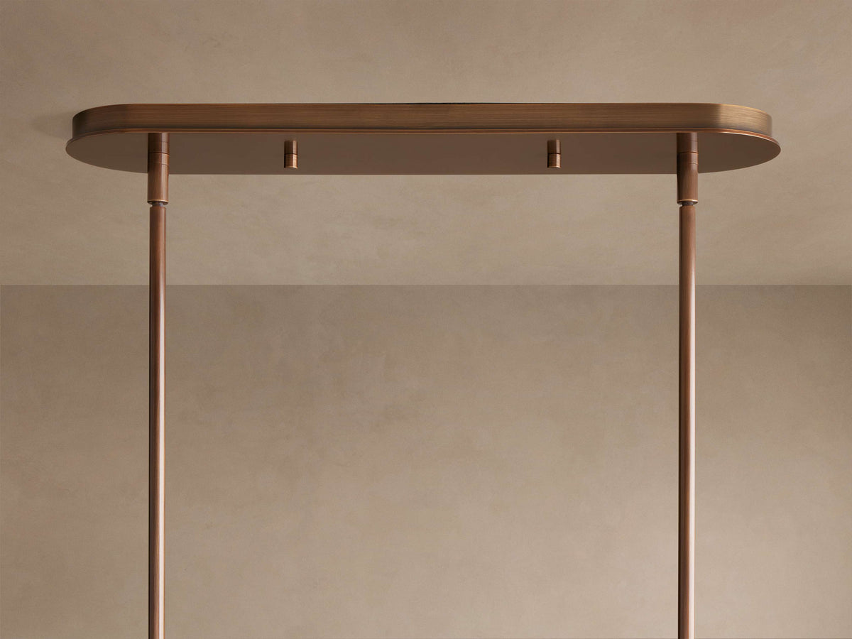 Daphne Metallic Linear Chandelier