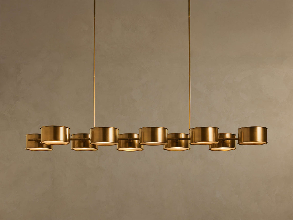 Daphne Metallic Linear Chandelier