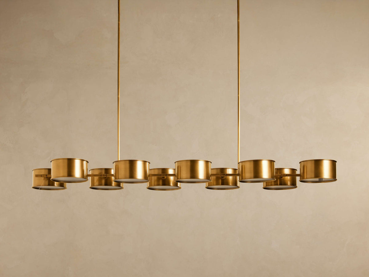 Daphne Metallic Linear Chandelier