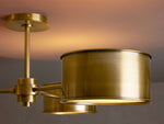 Daphne Metallic Flush Mount