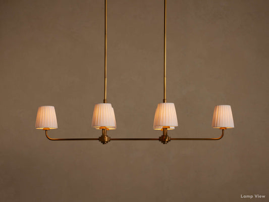 Adria Diffused Torch Double Linear Chandelier