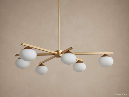 Costella Splayed Globe Round Chandelier