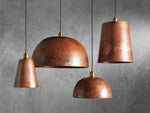 Recycled Dome Pendant Light