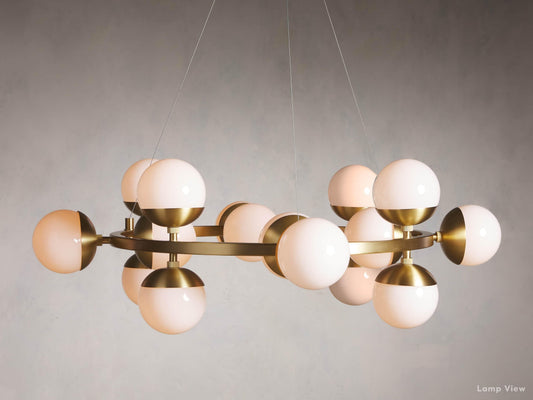 Raechelle Arranged Globe Round Chandelier