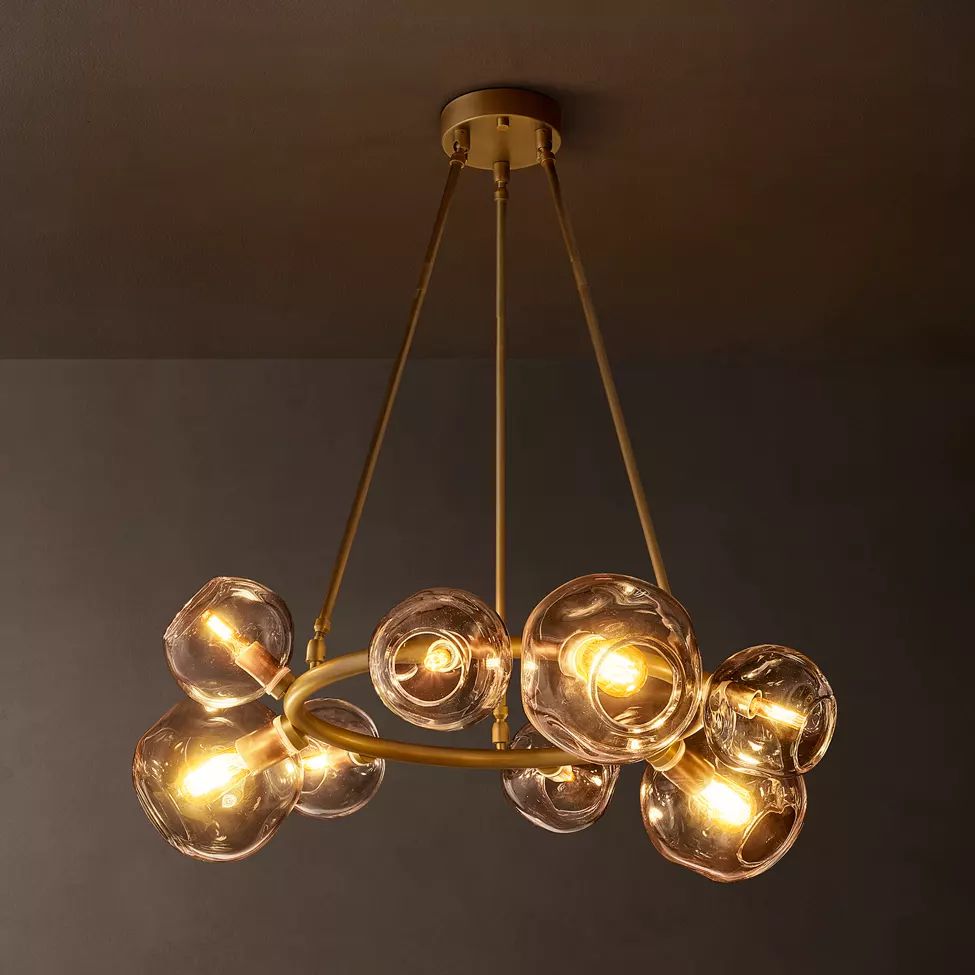 Bubble Round Chandelier 36"