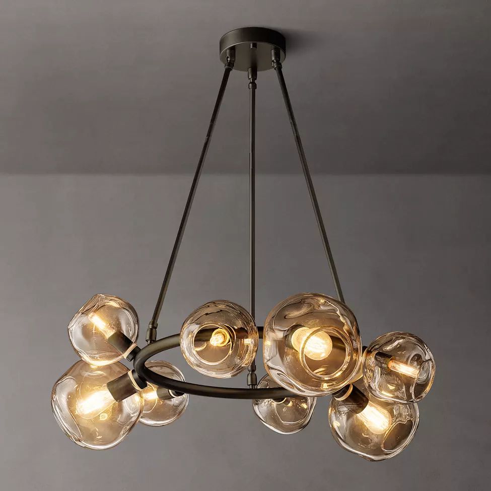 Bubble Round Chandelier 36"