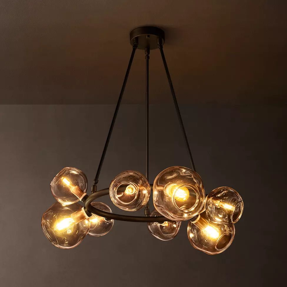 Bubble Round Chandelier 36"