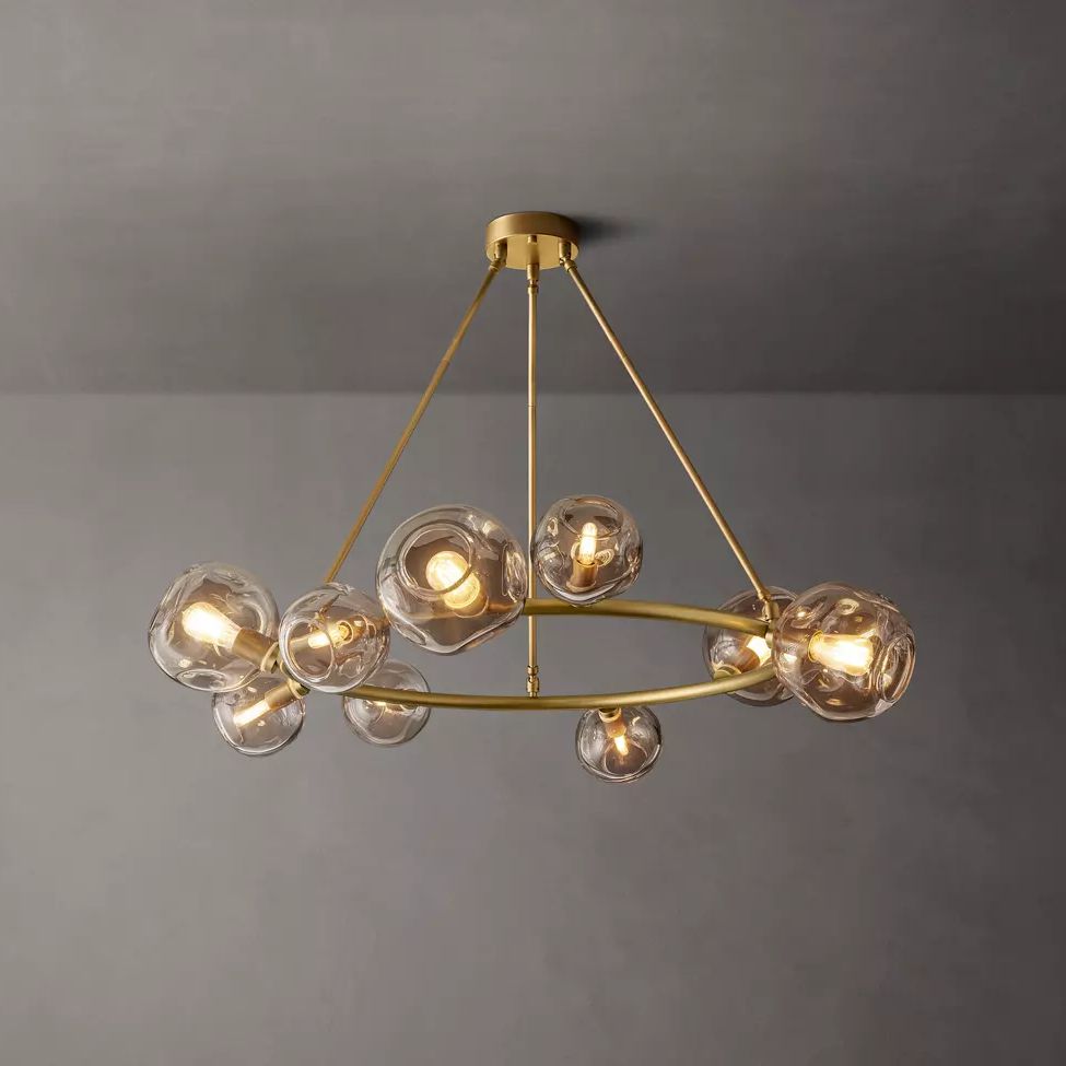 Bubble Round Chandelier 48"