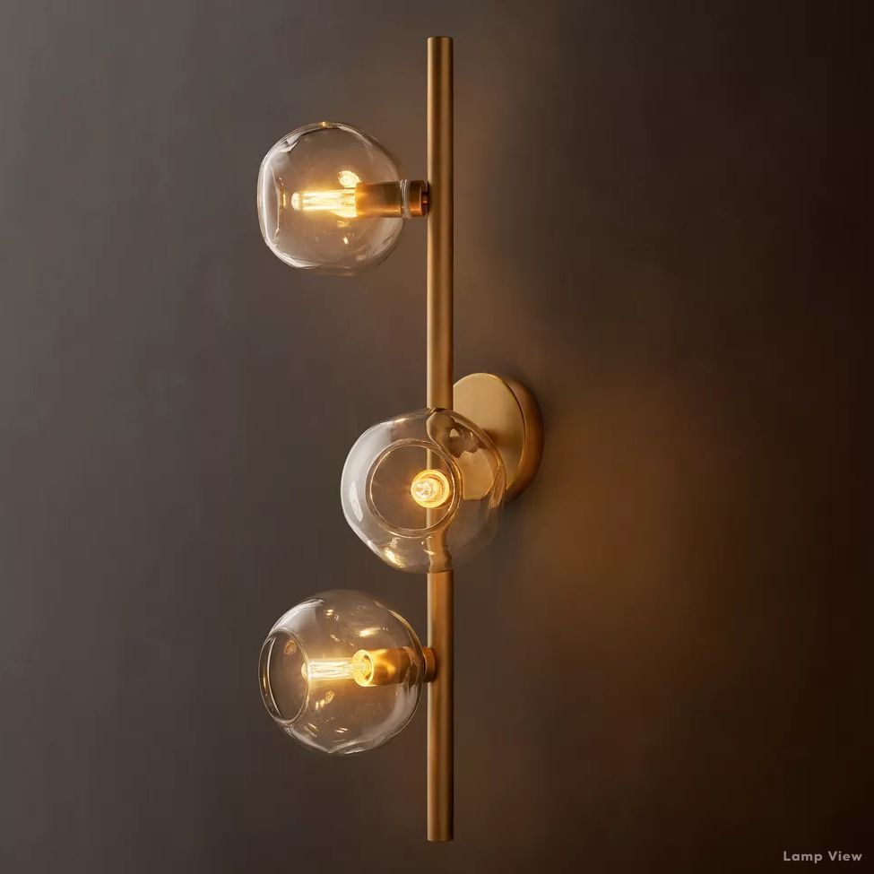 Bubble Organic Glass Wall Sconce