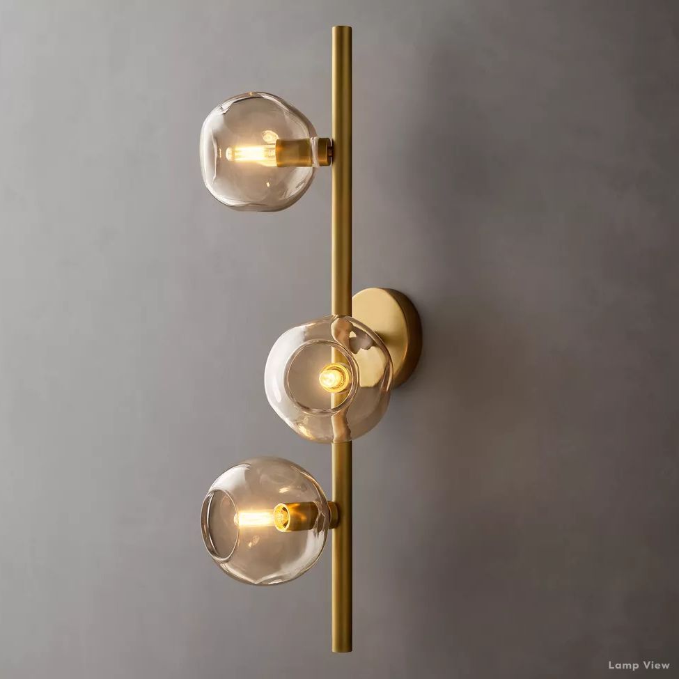 Bubble Organic Glass Wall Sconce