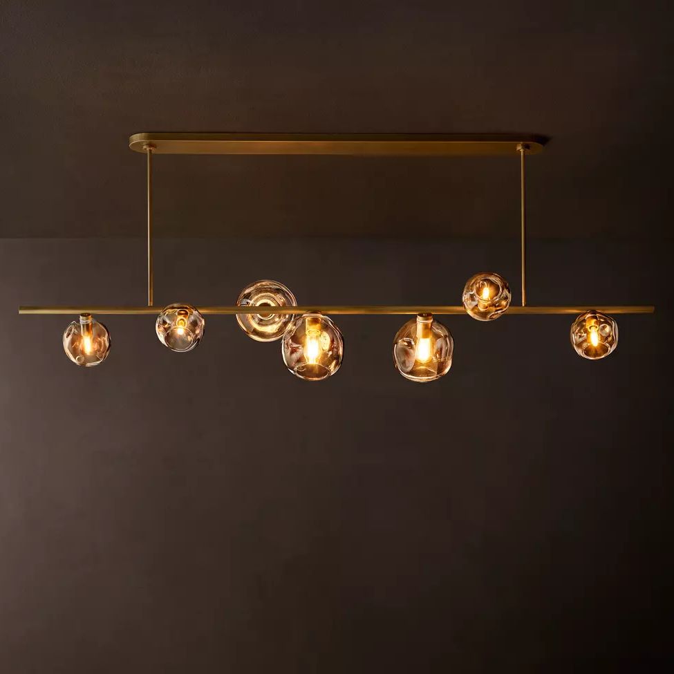 Bubble Linear Chandelier 78"