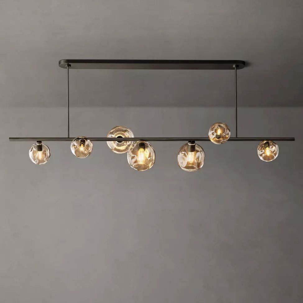 Bubble Linear Chandelier 78"