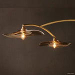 Lily Arcing Glass Round Chandelier 84"