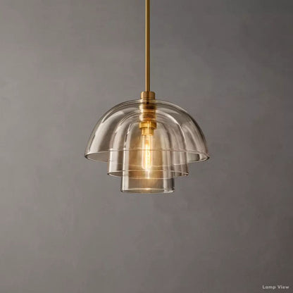 Blom Glass Cloche Pendant Light