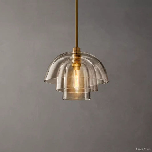 Blom Glass Cloche Pendant Light