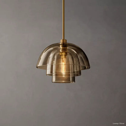 Blom Glass Cloche Pendant Light