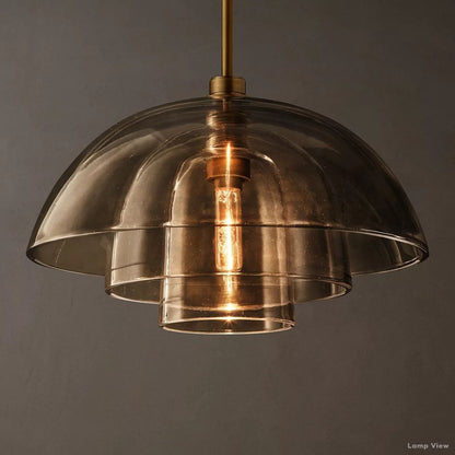 Blom Glass Cloche Pendant Light