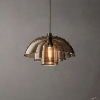 Blom Glass Cloche Pendant Light