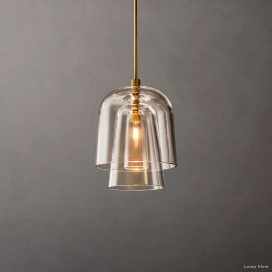 Blom Glass Flute Pendant Light