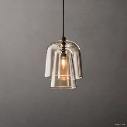 Blom Glass Flute Pendant Light