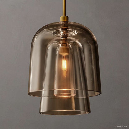 Blom Glass Flute Pendant Light