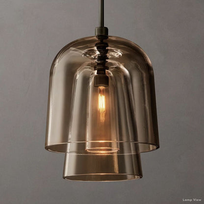 Blom Glass Flute Pendant Light