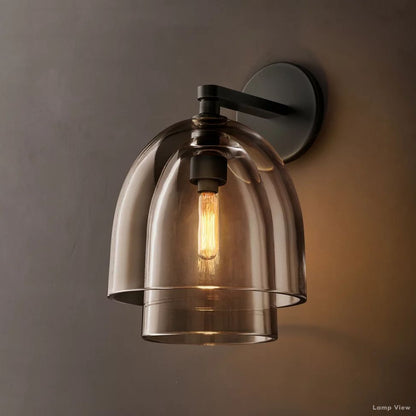 Blom Glass Cloche Wall Sconce